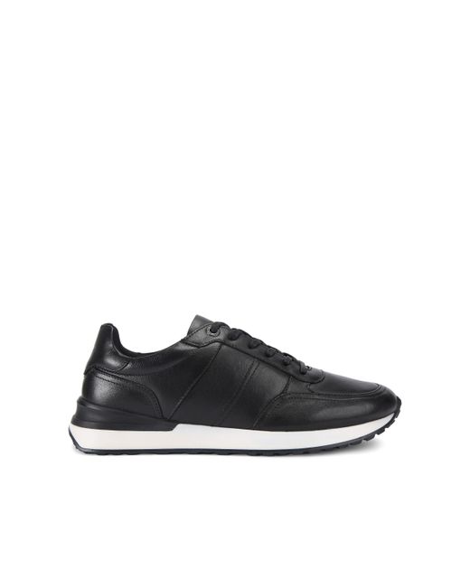KG by Kurt Geiger Black Leather Grenade Sneakers for men