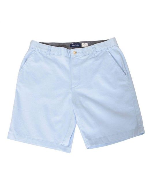 Nautica Blue Chino Shorts for men