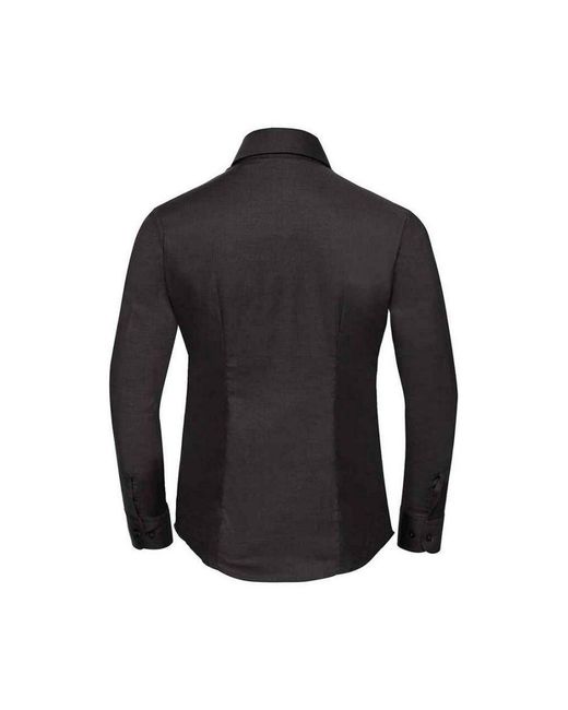 Russell Black Collection /Ladies Oxford Long-Sleeved Shirt