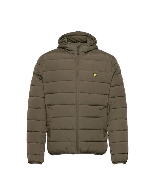 Lyle & Scott Green Lightweight Puffer Jacket for men