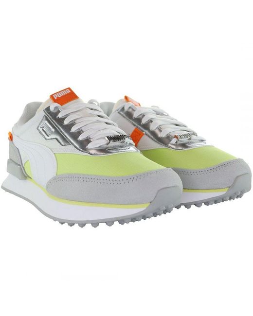 PUMA Blue Future Rider Multicoloured Trainers for men