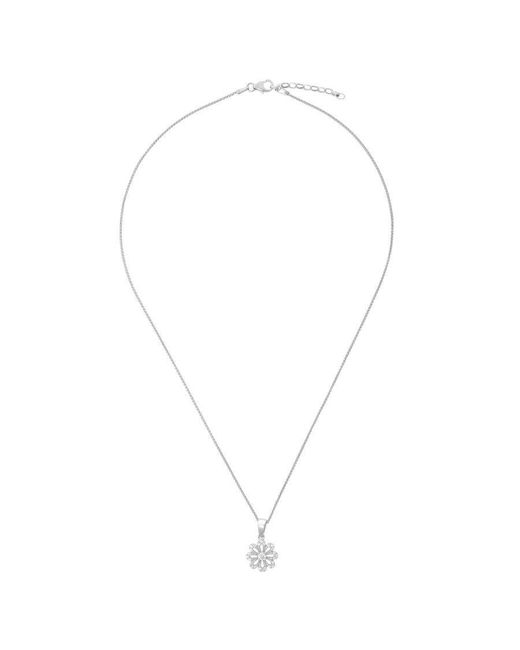 Orphelia Metallic 925 Sterling Chain With Pendant