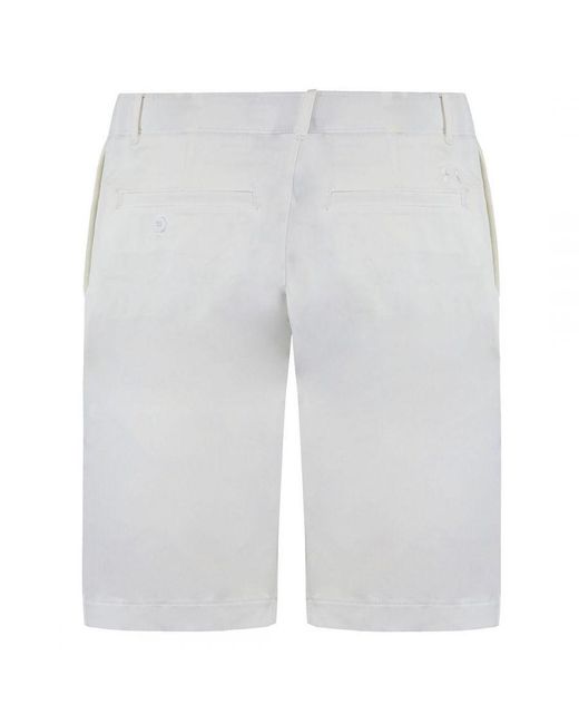 Under Armour White Golf Fitted 9" Shorts