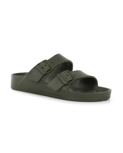 Regatta Green Brooklyn Dual Straps Sandals (Dark) for men