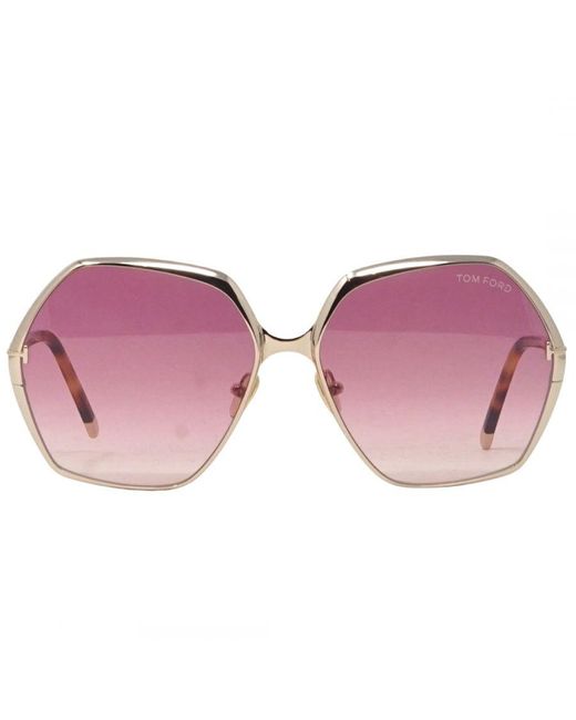 Tom Ford Pink Fonda-02 Ft0912 28T Sunglasses