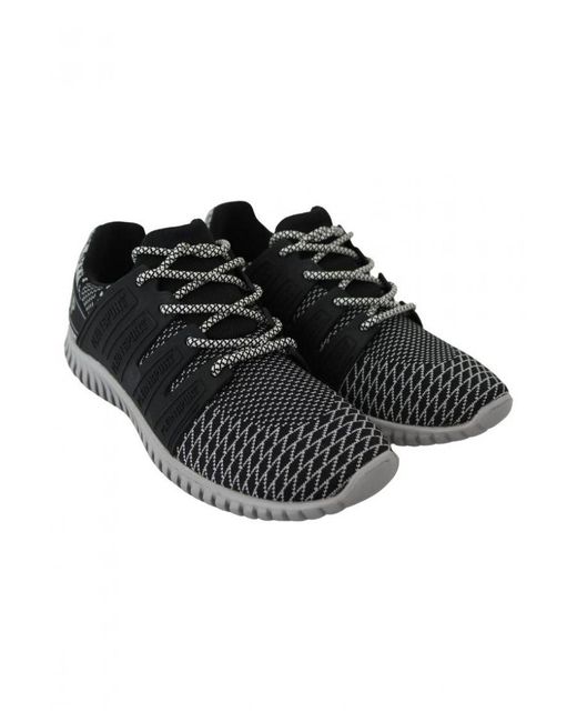 Philipp Plein Black Runner Mason Sneakers Shoes for men