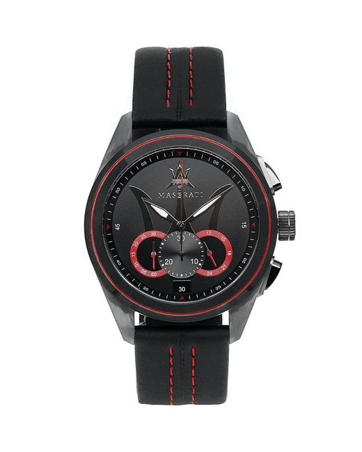 Maserati Black R8871612023 Traguardo Chronograph Dial Watch Stainless Steel for men