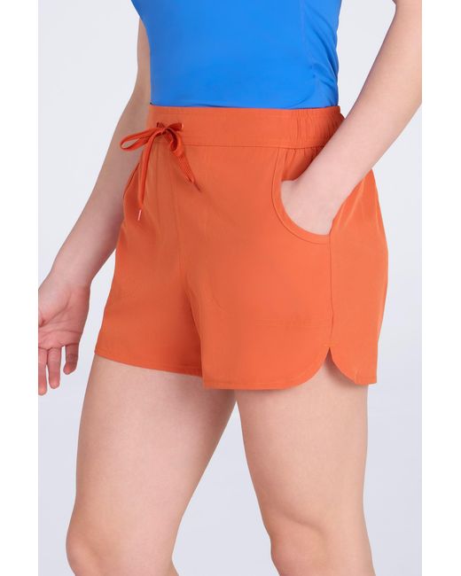 Mountain Warehouse Orange Boardshorts Uv Protection Quick Dry Summer Swimming Trunks