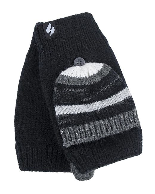 Heat Holders Black Bronte Style Cute Converter Gloves