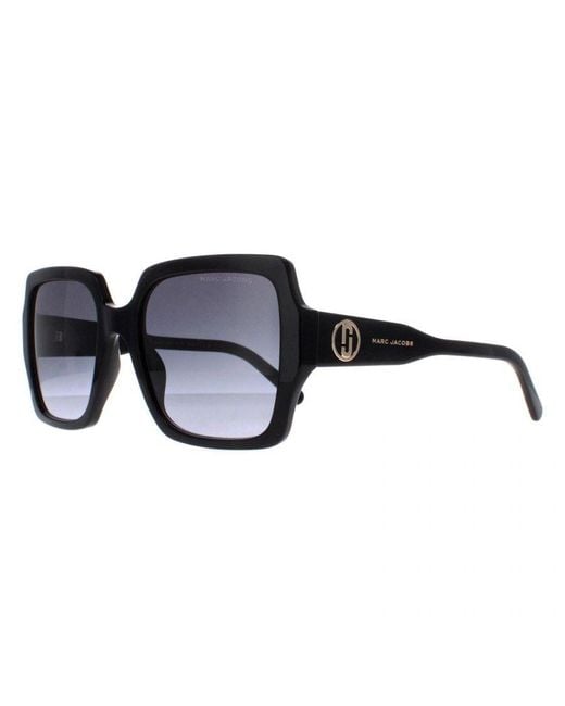 Marc Jacobs Black Cat Eye Shiny Dark Gradient 731/S