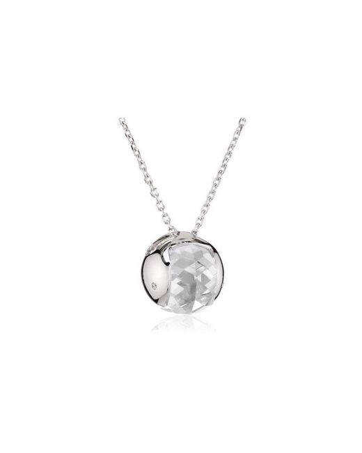Orphelia Metallic 925 Sterling Chain With Pendant