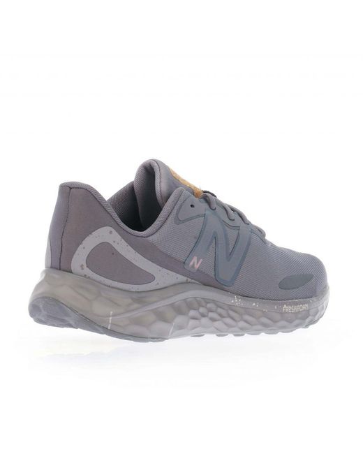 New Balance Gray Womenss Fresh Foam Arishi V4 Running Shoes
