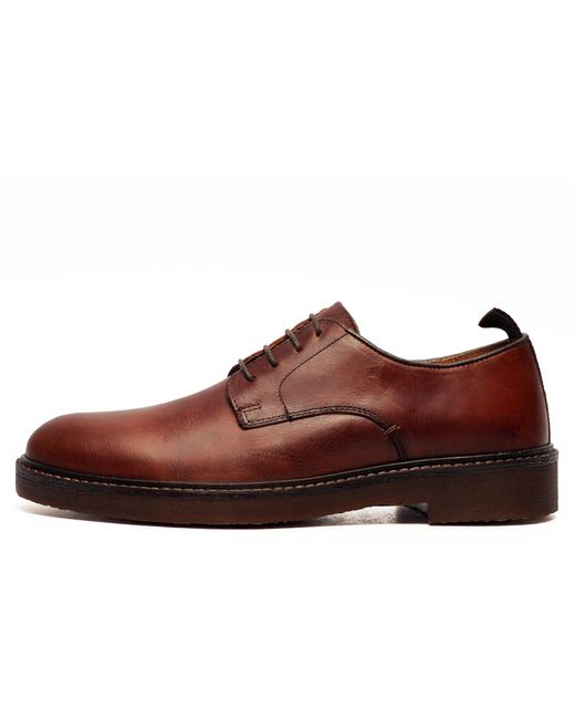 Red Tape Brown Leather Lawrence Shoes for men