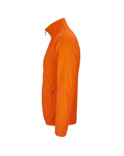 Sol's Orange Factor Recycled Fleece Jacket for men