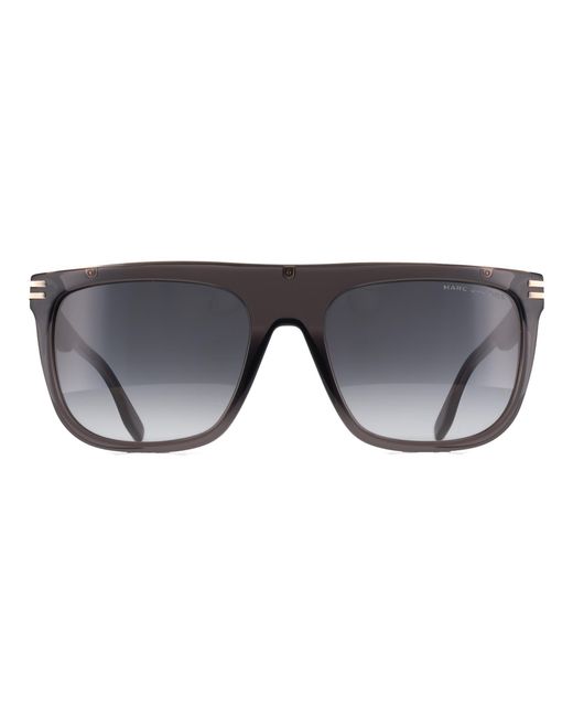 Marc Jacobs Gray Square Transparent Gradient 586/S for men