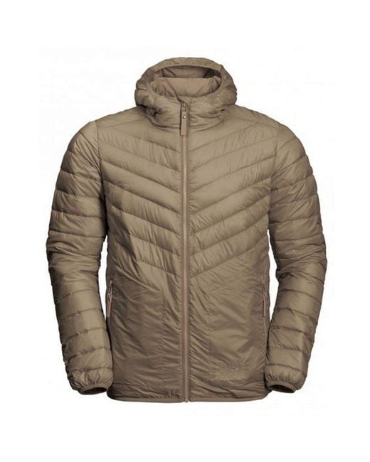 Jack Wolfskin Brown Padded Vista Coat for men