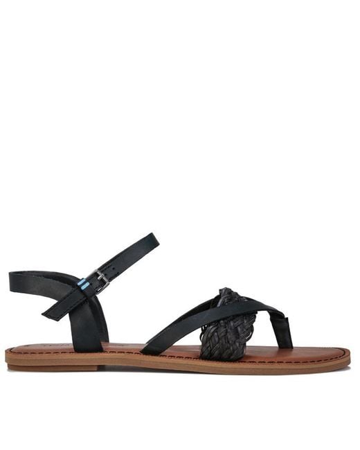 TOMS Black Lexie Sandals