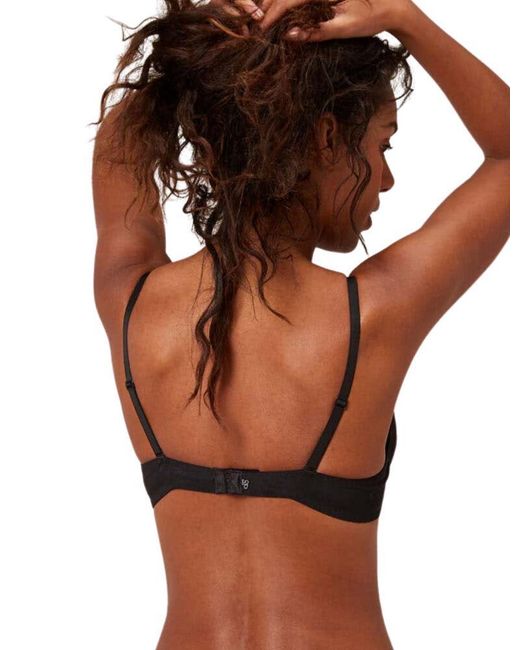 Simone Perele Black Wish Triangle Push Up Bra