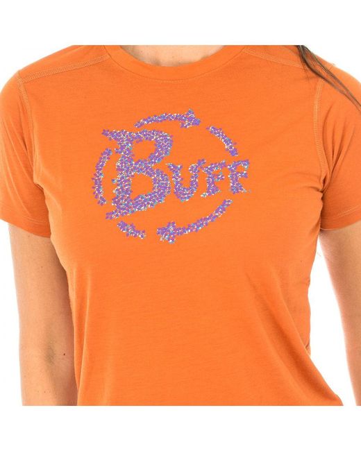 Buff Orange Short Sleeve T-Shirt For Outdoor Sports Bf13400