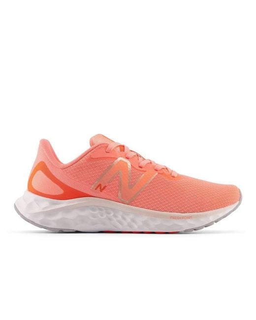 New Balance Pink Womenss Fresh Foam Arishi V4 Running Shoes