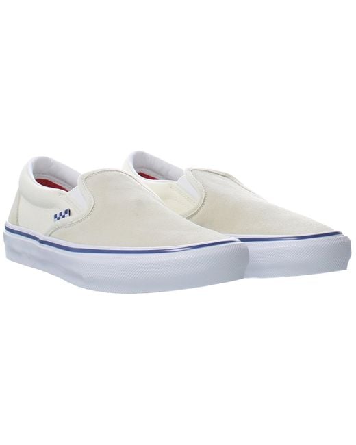Vans White Skate Classics Plimsolls Leather for men