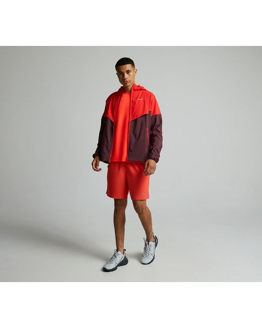 Nike Red Run Repel Uv Windrunner for men