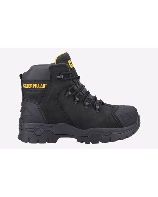 Caterpillar Safety Black Everett S3 Waterproof Boots for men