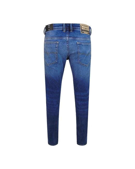 DIESEL Blue Thommer-X Jeans Cotton for men