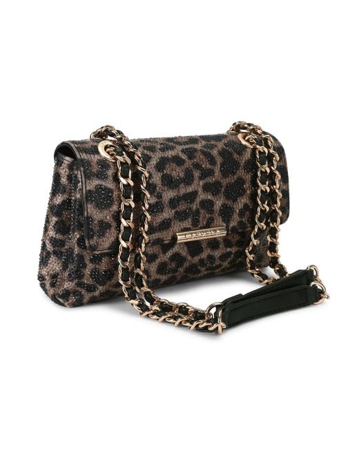 Carvela Kurt Geiger Black Rosa Chain Shoulder Bag