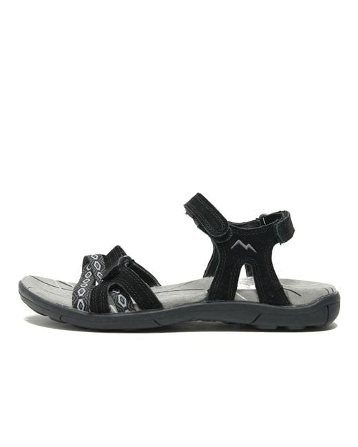 Peter Storm Black Lydstep Water Friendly Walking & Hiking Sandals With Stormgrip Outsole