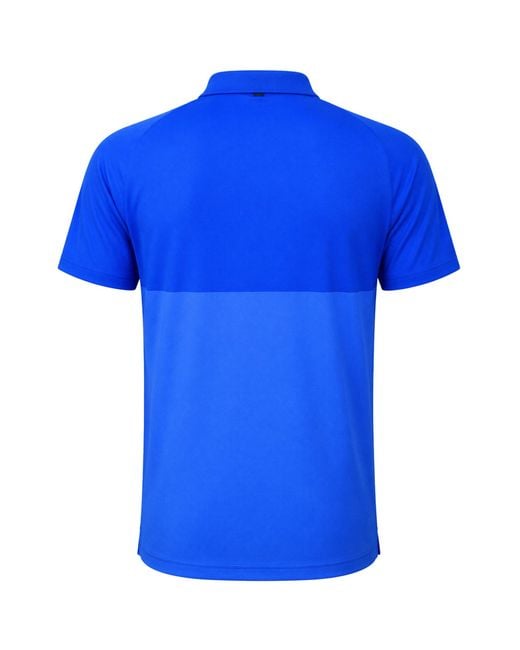 Under Armour Blue Iso-Chill Afterburn Golf Polo Shirt for men
