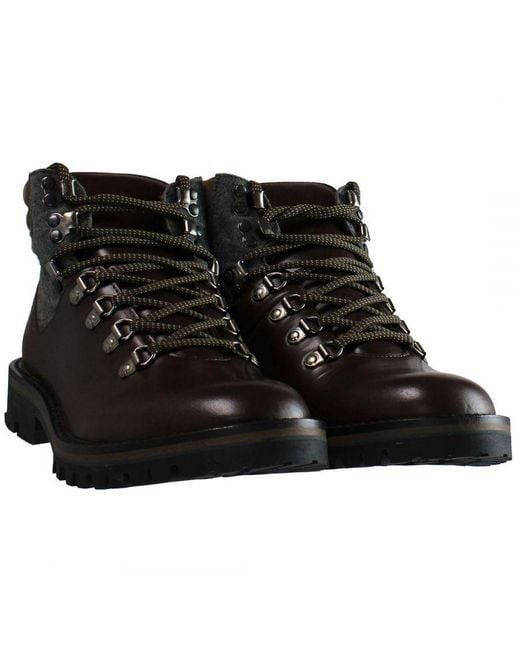 Hackett Black Fox Group Hiking Boots Leather for men