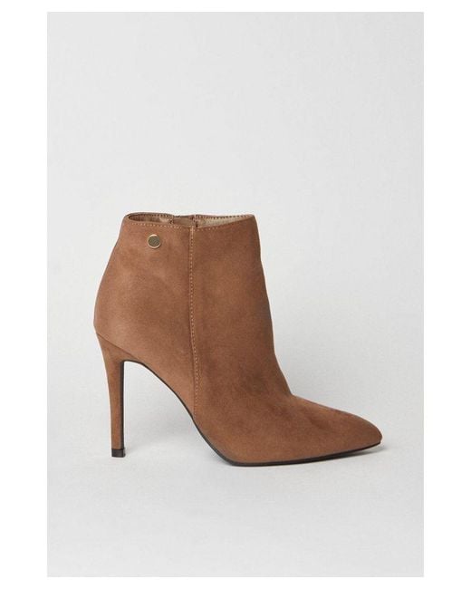 Faith Miffy Pointed High Heel Stiletto Ankle Boots in Blue Lyst UK