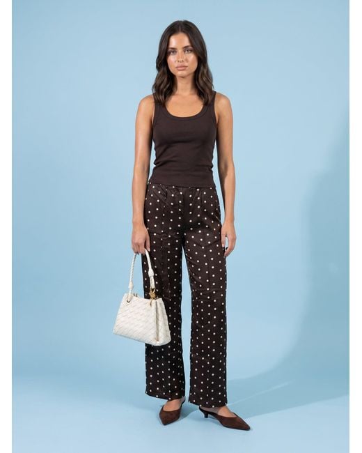 Urban Bliss Blue Spot Tape Side Trouser
