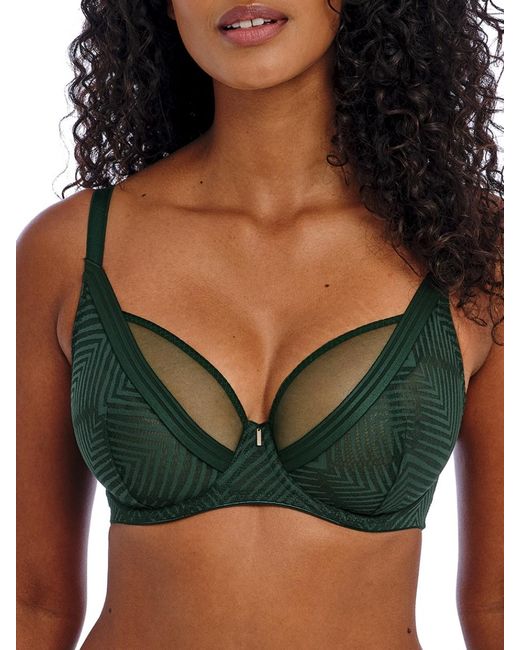 Freya Green Tailored High Apex Plunge Bra