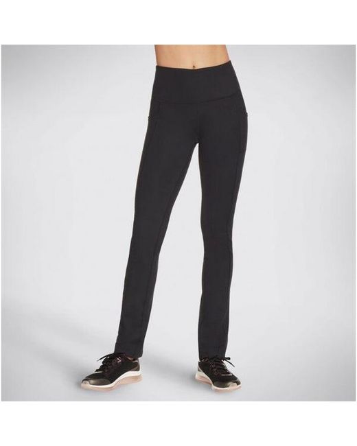 Skechers Black W03Pt84/Blk Gowalk Pant Joy Trousers Nylon