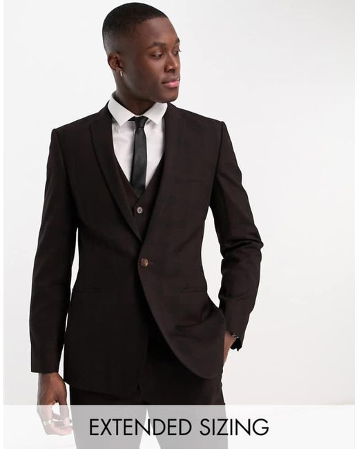 ASOS Black Skinny Suit Jacket for men