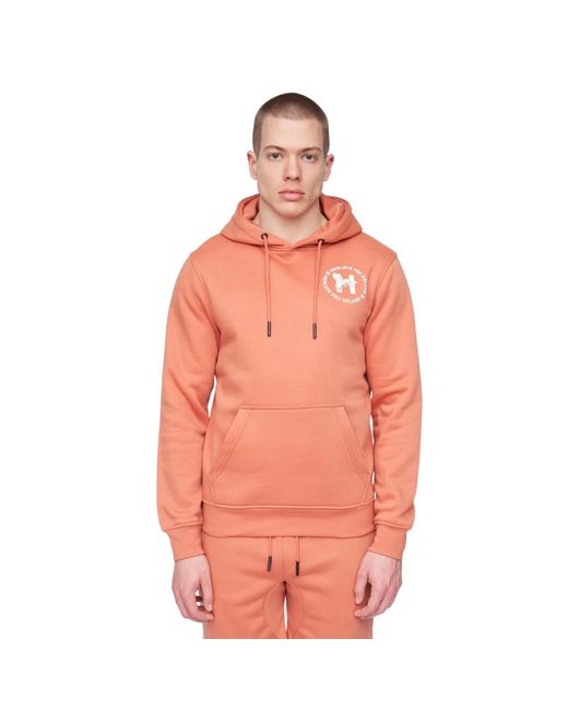 Henleys "Metafone" Kapuzenpullover Für Herren (Ziegelrot) in Orange für Herren