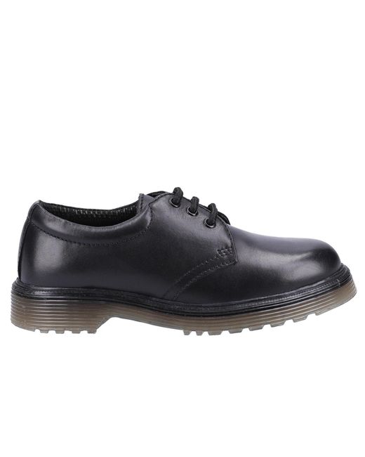 Amblers Safety Black Aldershot Leather Gibson Shoes for men