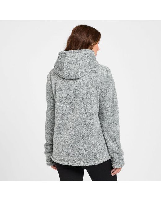 Peter Storm Gray Theory Full-Zip Super Soft & Warm Borg Fleece Jacket With Hood