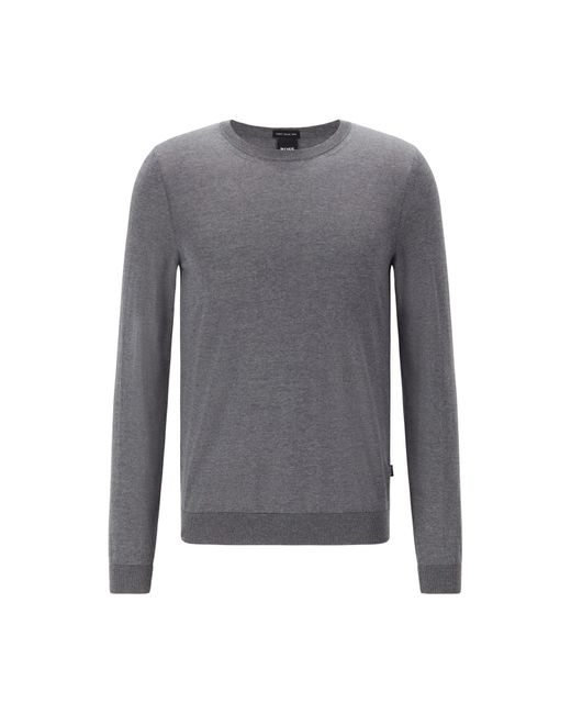 Boss Leno-p Sweater In Grijs in het Gray voor heren
