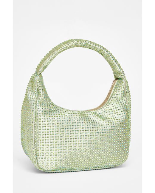 Quiz Green Diamante Mini Bag