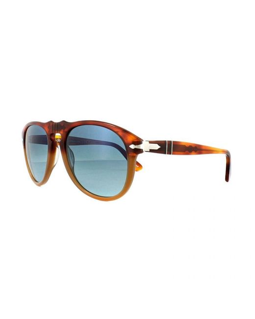 Persol Blue Sunglasses 0649 1025S3 Resina E Sale Polarized 54Mm for men