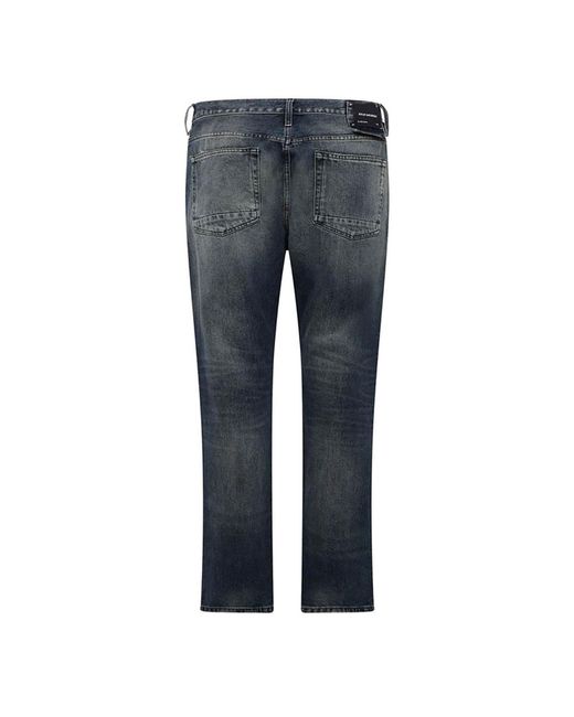 Replay Blue Sartoriale Relaxed Fit Straight Leg Jeans for men