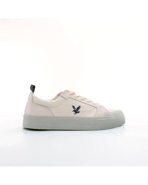 Lyle & Scott Dawson Roze Synthetische Veterschoenen Voor Fw1203 Z802 in het White voor heren
