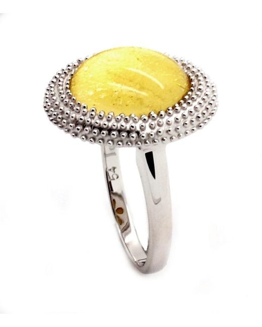 Orphelia White 925 Sterling Ring