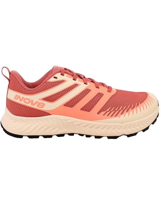Inov-8 Pink Trailfly Dusty Rose/Pale Running Shoes (Wide Fit)