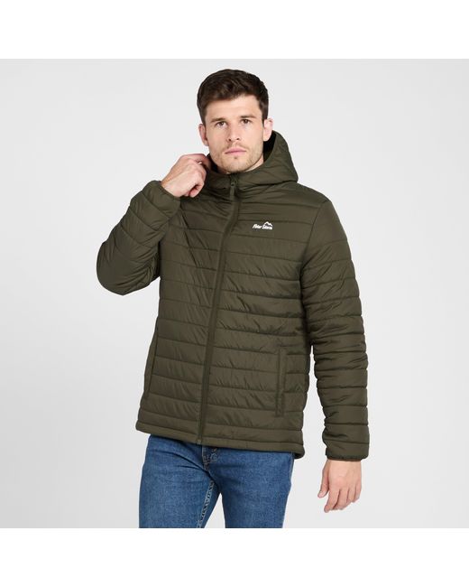 Peter Storm Green Blisco Ii Insulated & Water Repellent Puffer Jacket With Hood for men