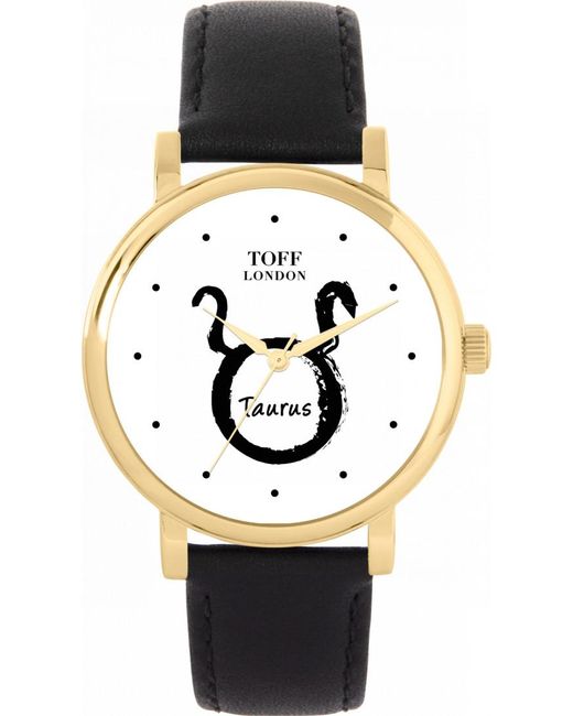 Toff London Black Tlws-35618 Ladies Taurus Watch