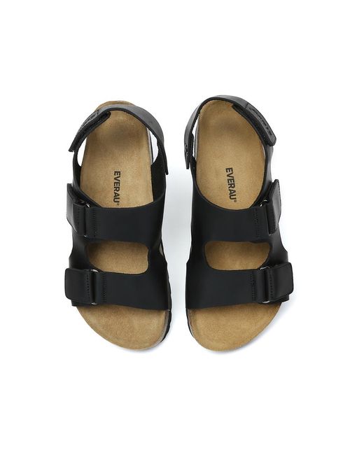 EverAu Australia Black Ever Au Yelena Sandals With Sole